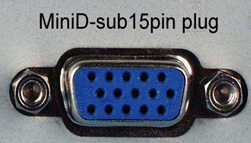D-SUB mini 15 pin
