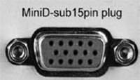 MiniD-sub15pin